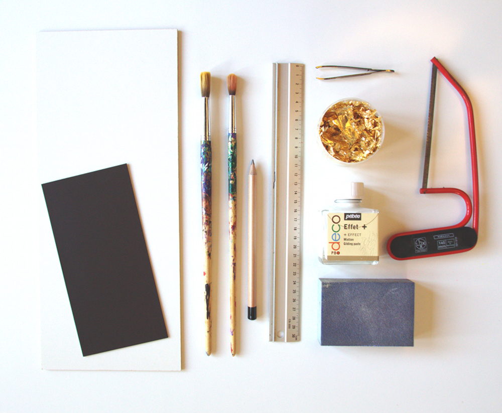 Matériel pour le DIY losanges