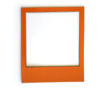 Cadre photo orange