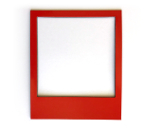 Cadre photo rouge