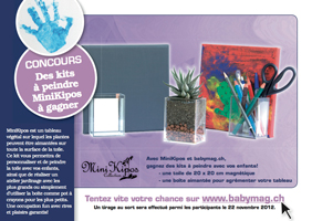 Concours babymag octobre-novembre 2012